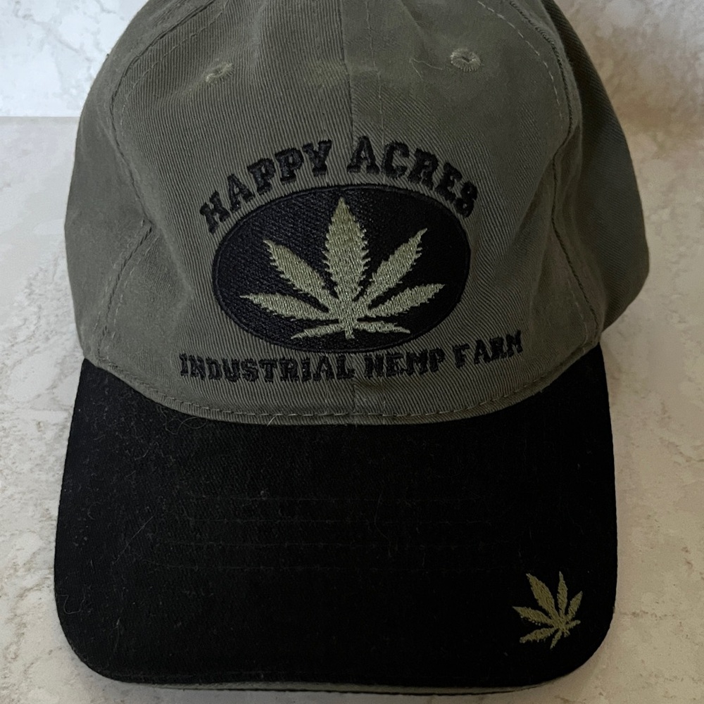 Crazy Shirts Green and Black Hemp Farm Cap
